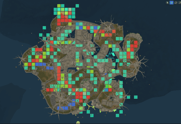 Mapas de Calor de Interacción del Jugador